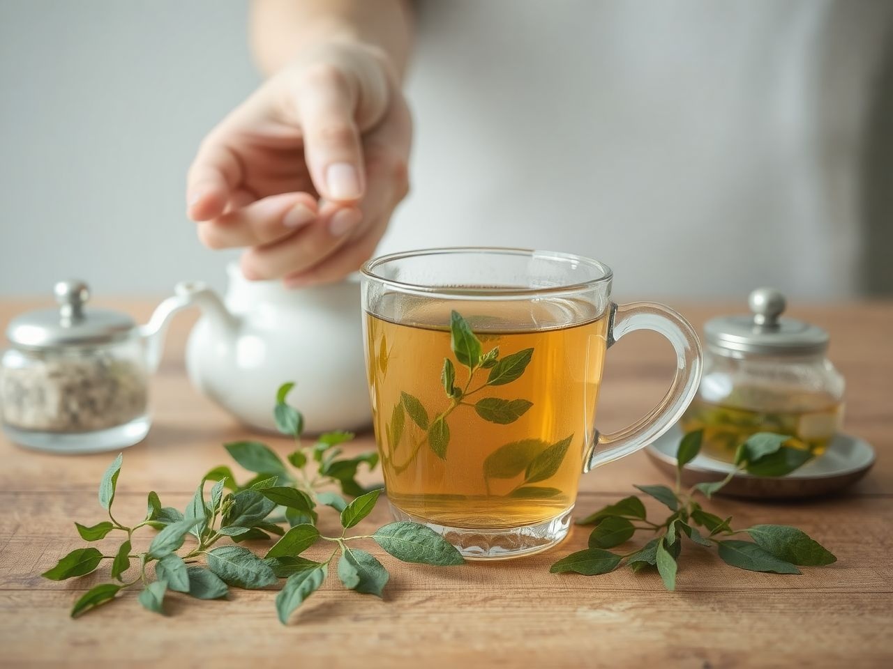 Az üröm tea serkenti az emésztőenzimek termelődését és csökkenti a puffadást.