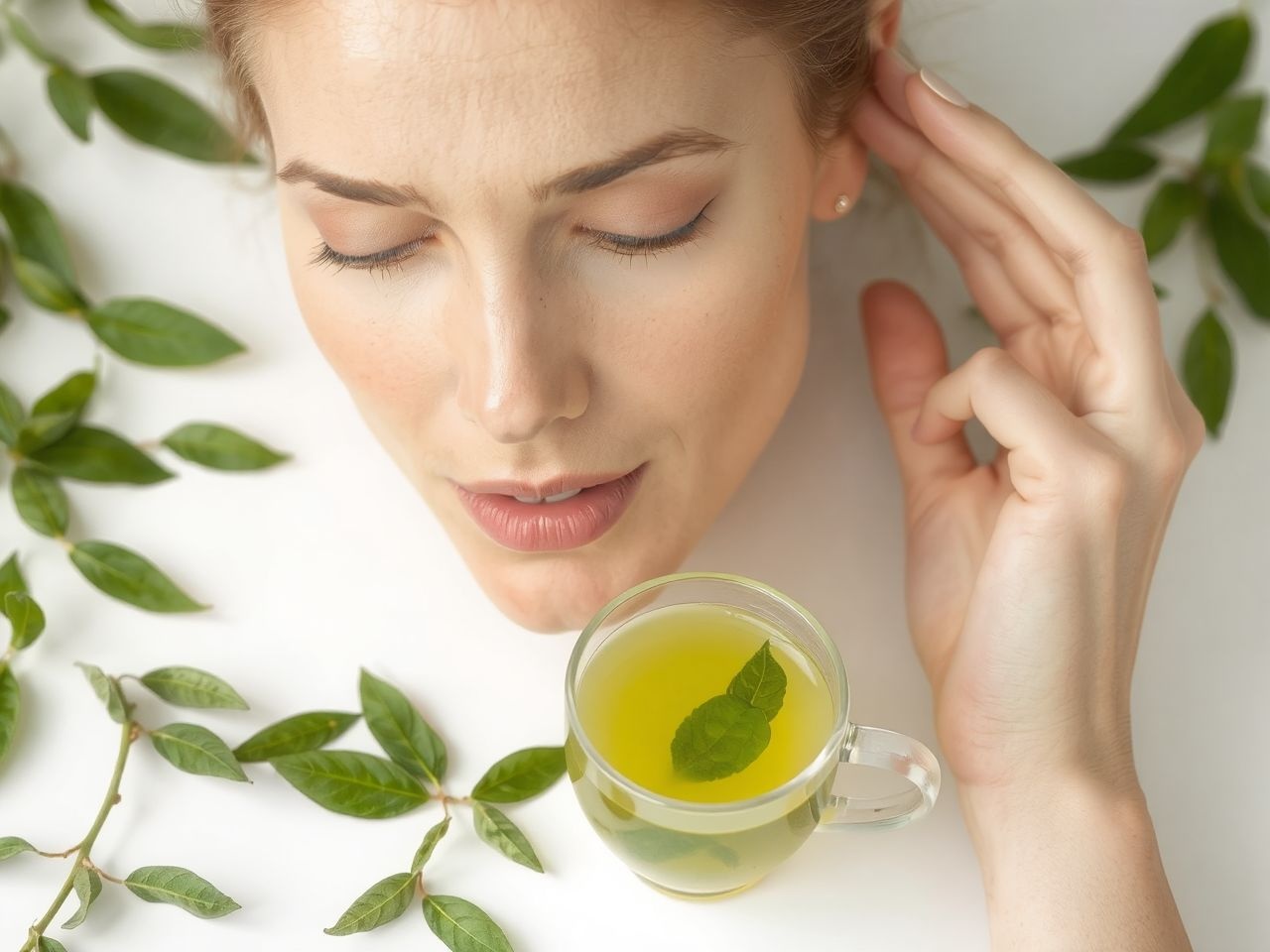 A kínai zöld tea antioxidánsai lassítják a bőr öregedését.