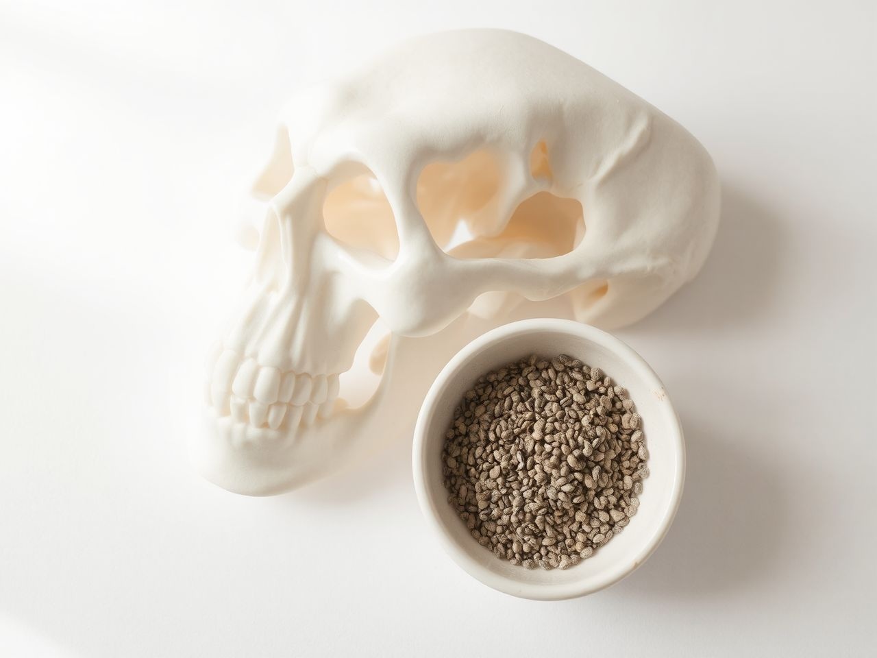 A chia mag gazdag kalciumban, támogatja a csontok erősségét.