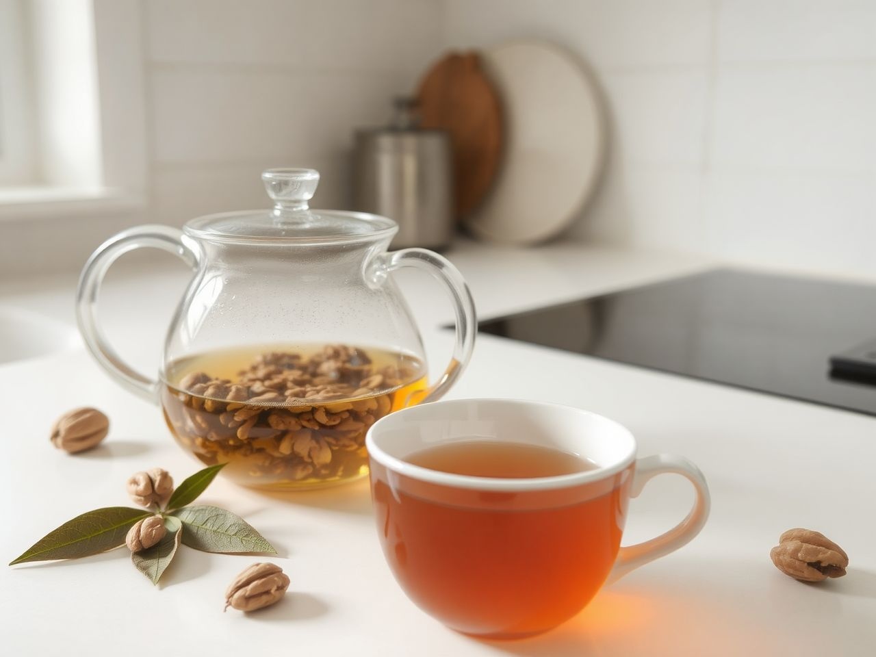 A diófalevél tea gyulladáscsökkentő hatása hatékony bőrproblémákra.