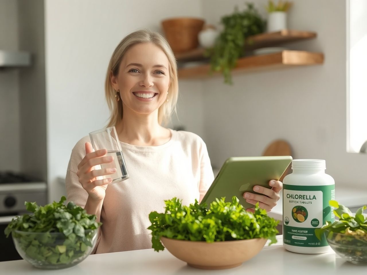 A chlorella tabletta természetes módon fokozza az energiaszintet.