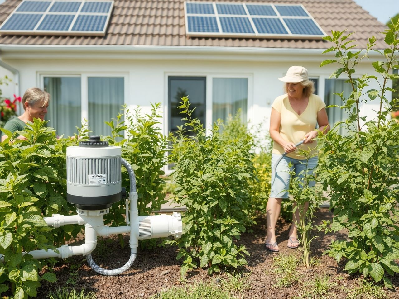 Az energiatakarékos hidrofor szivattyúk csökkentik a víz- és áramfogyasztást.