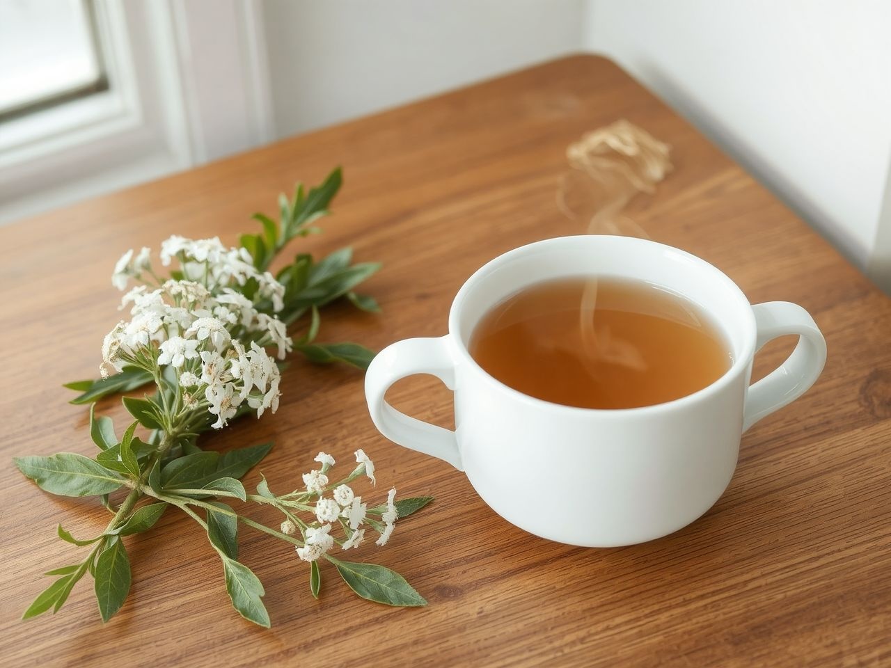 Az ezerjófű tea erősíti az immunrendszert természetes módon.