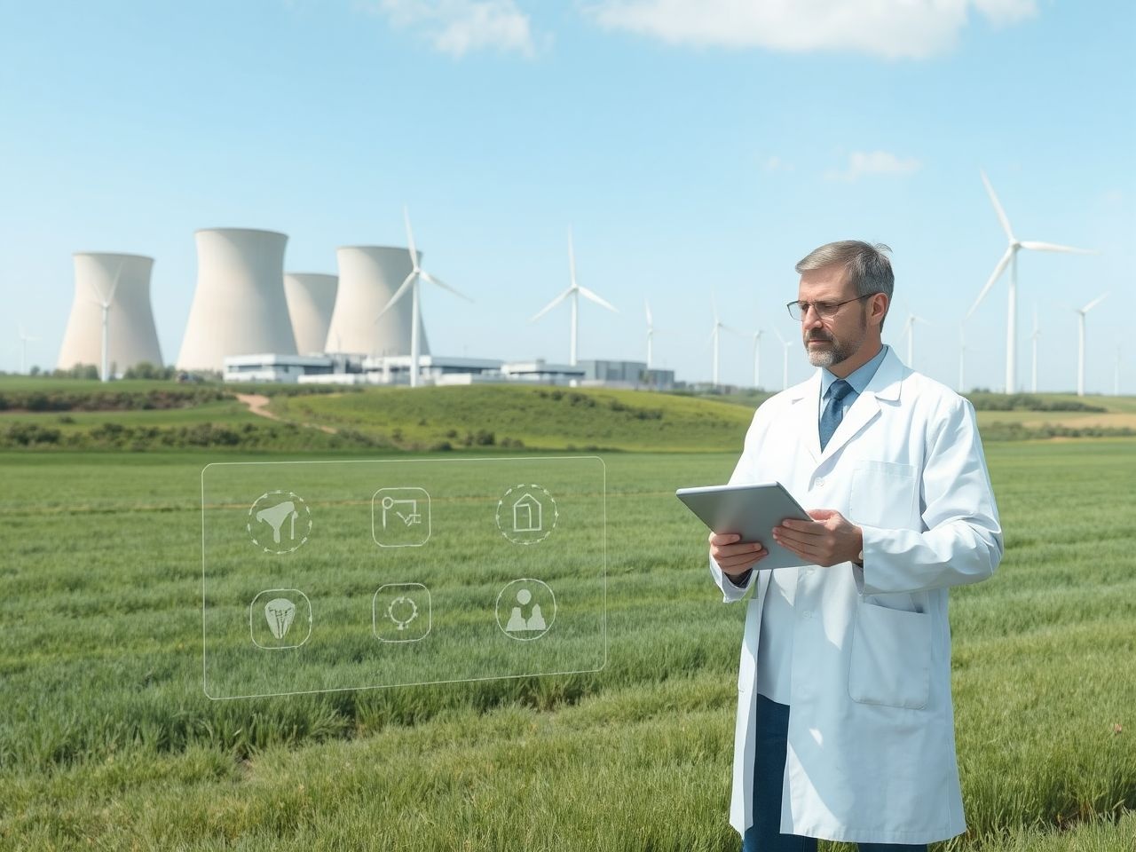 Az atomenergia alacsony szén-dioxid-kibocsátással támogatja a fenntarthatóságot.