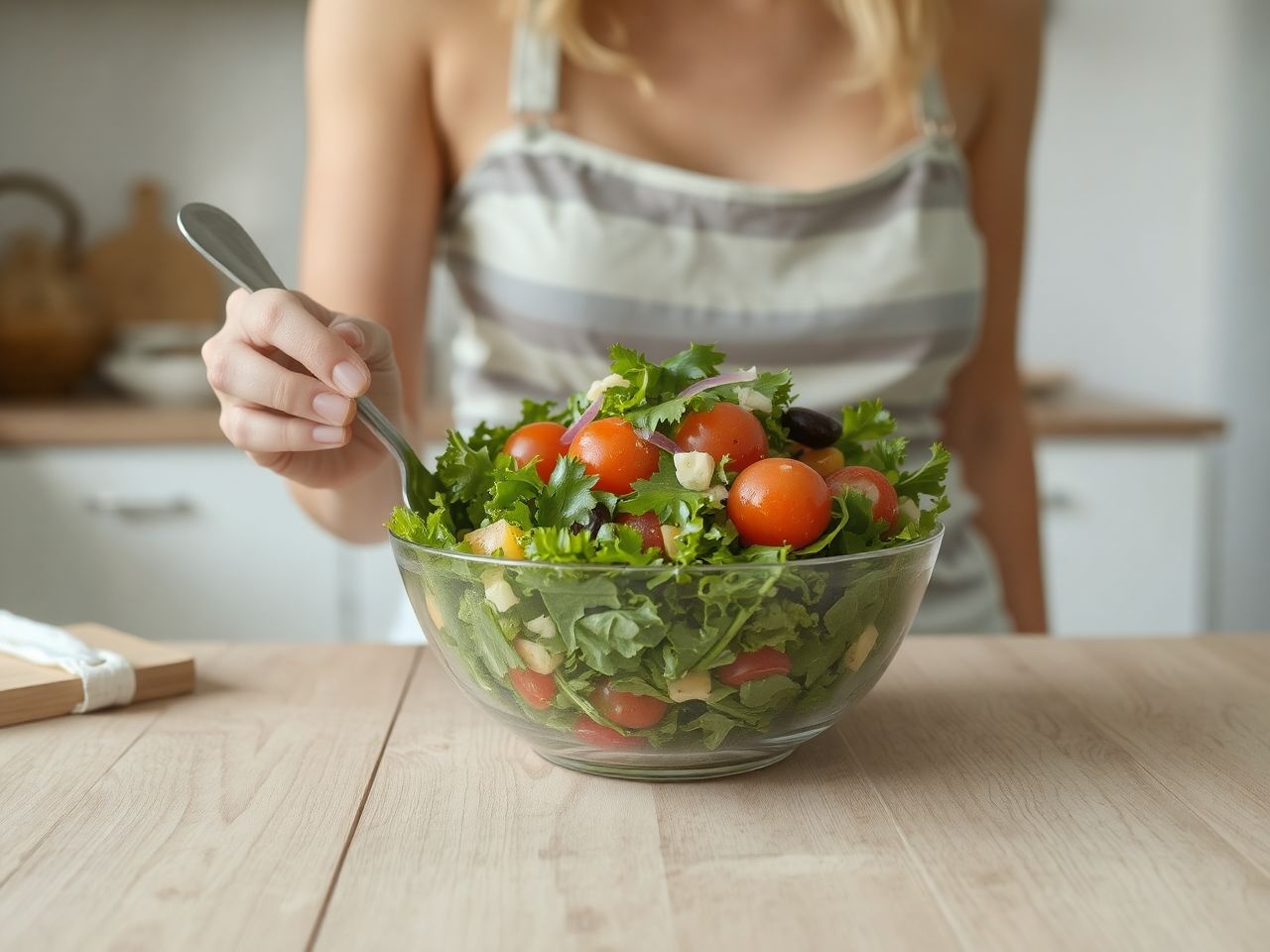 A keszegsaláta alacsony kalóriájú, gazdag rostokban és tápanyagokban.