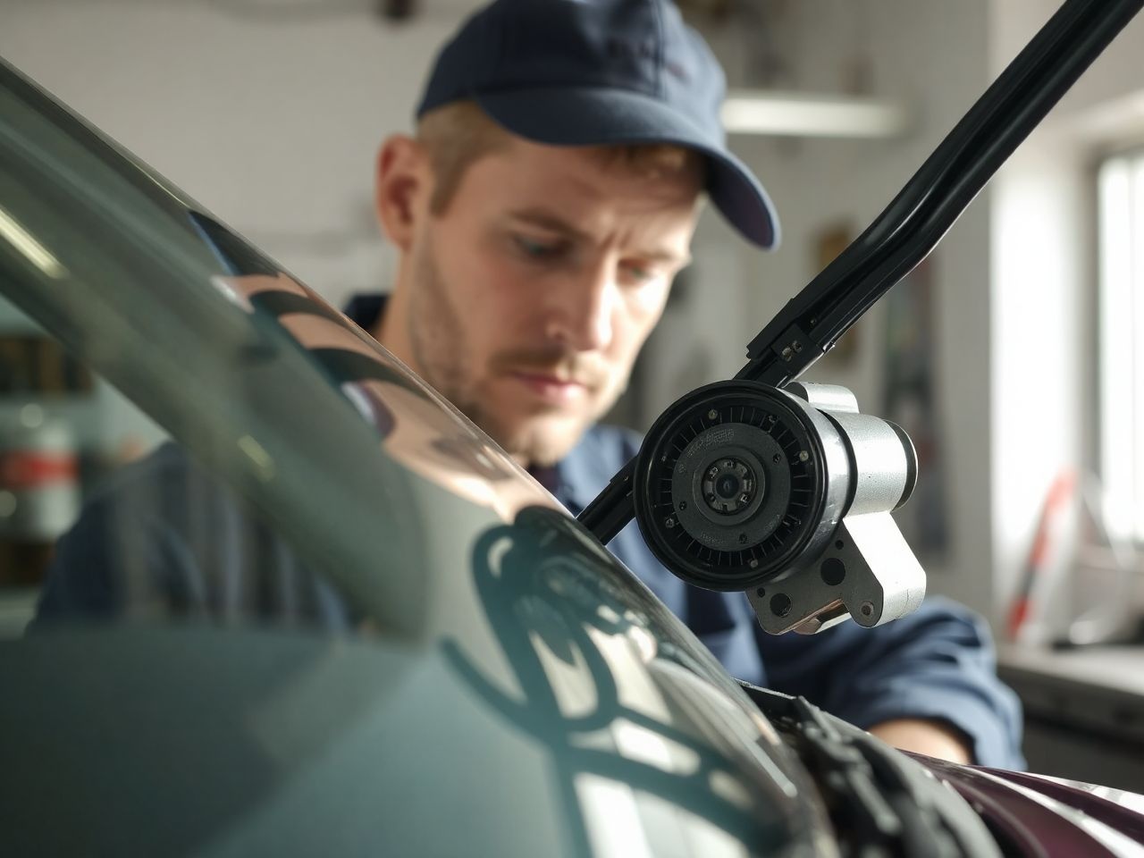 Az elhasználódott ablaktörlő motor csökkenti a látási biztonságot.