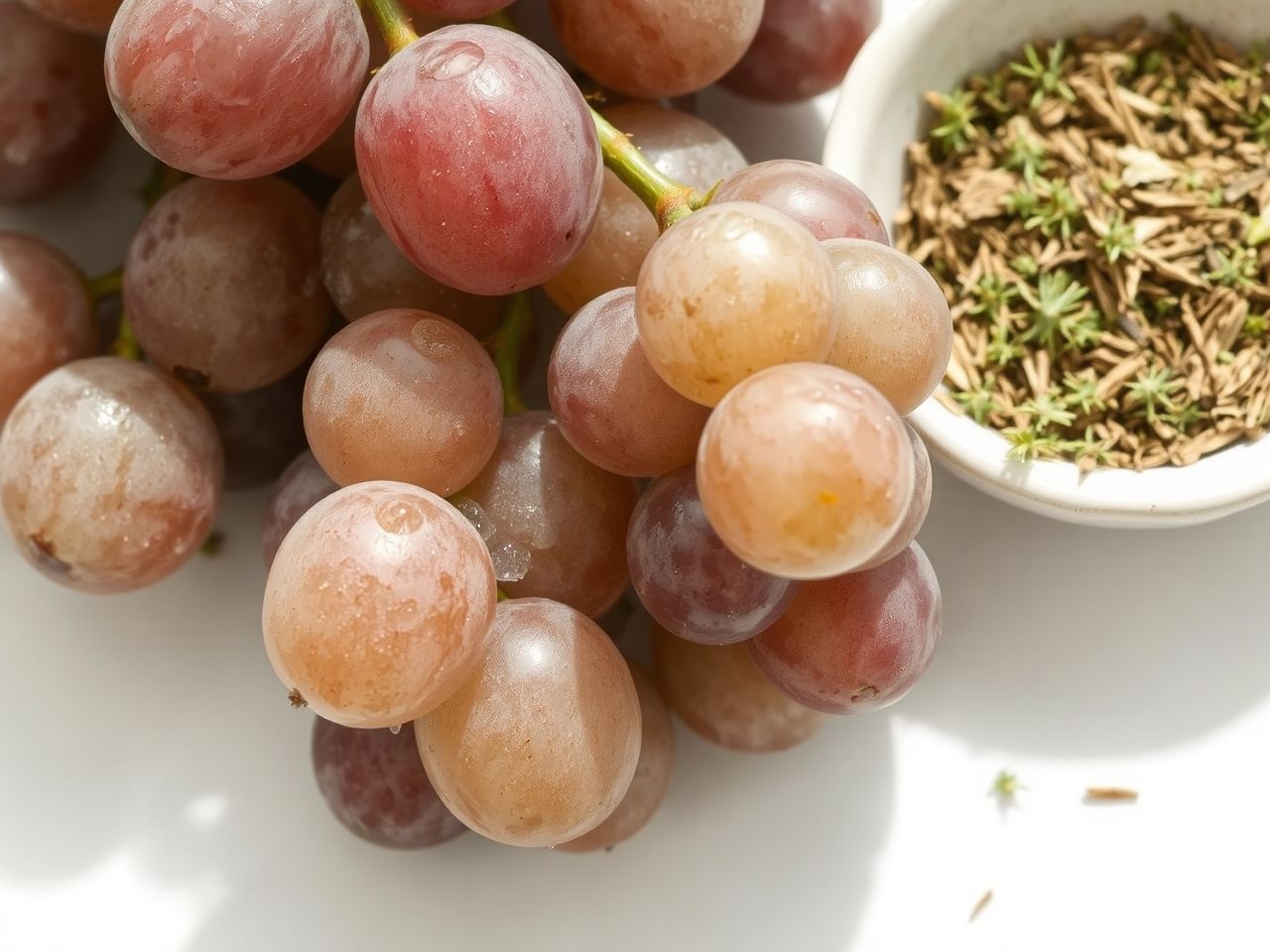 A szőlőben található rezveratrol erős gyulladáscsökkentő hatású flavonoid.