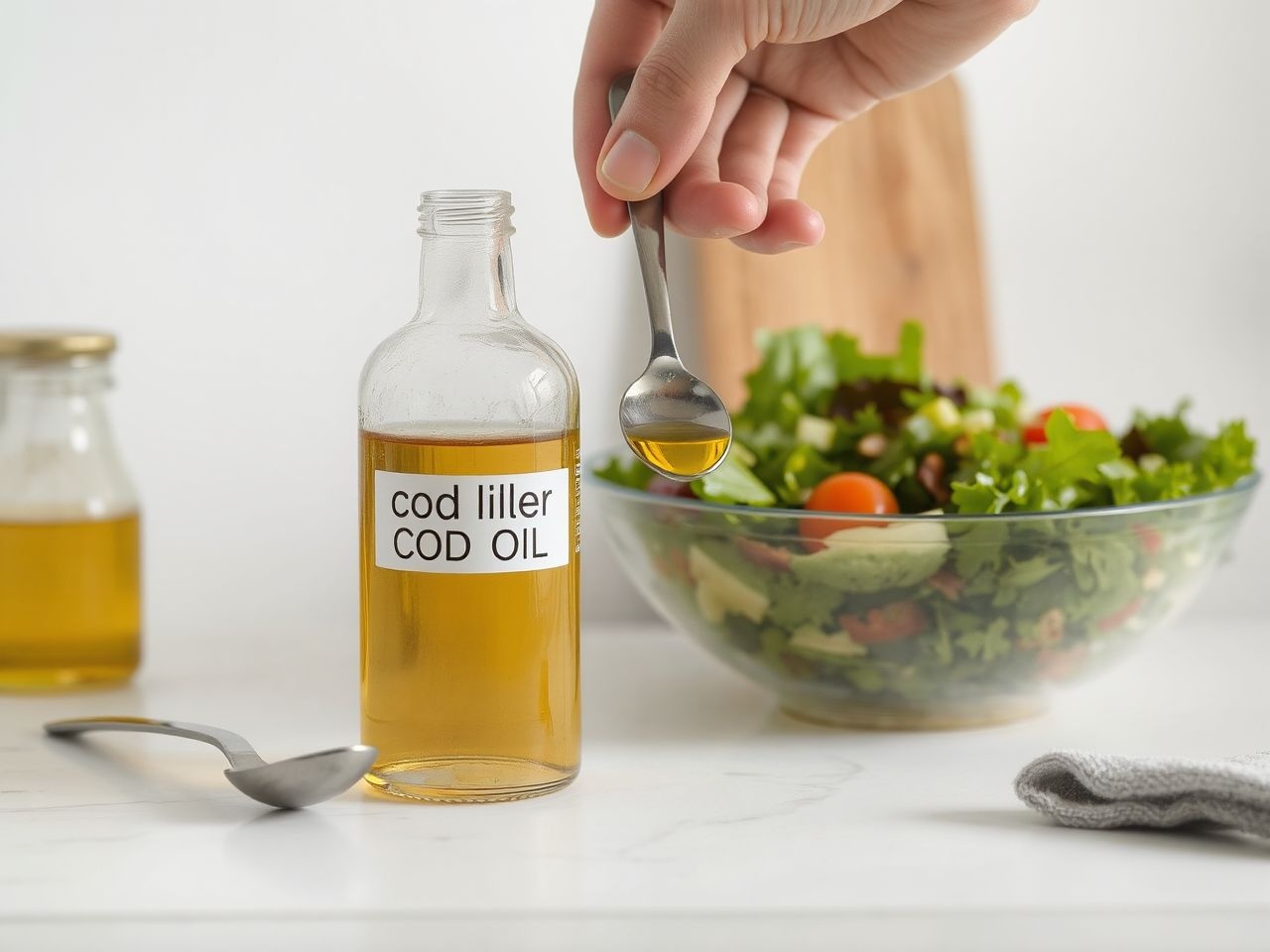 A csukamájolaj gazdag omega-3 zsírsavakban és vitaminokban.