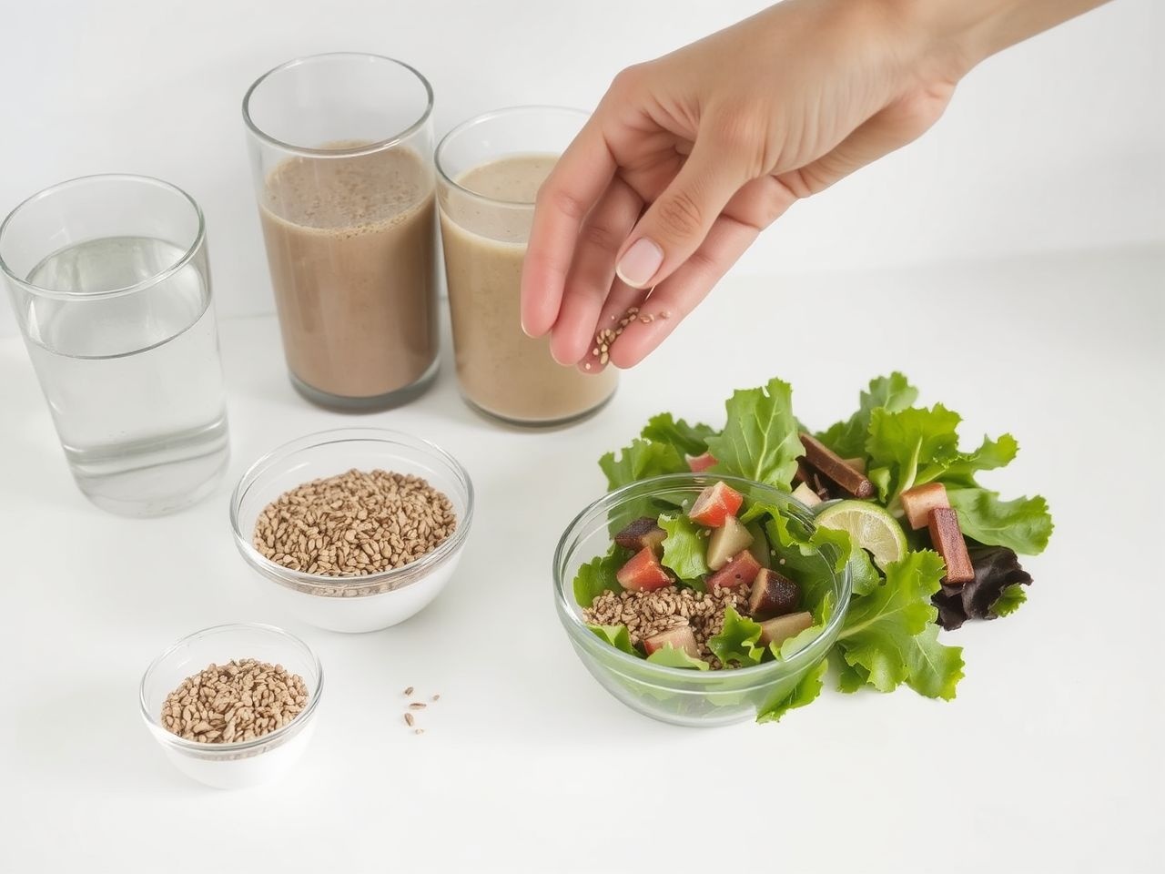 A lenmag őrölve felszívódása hatékonyabb, mint egészben.