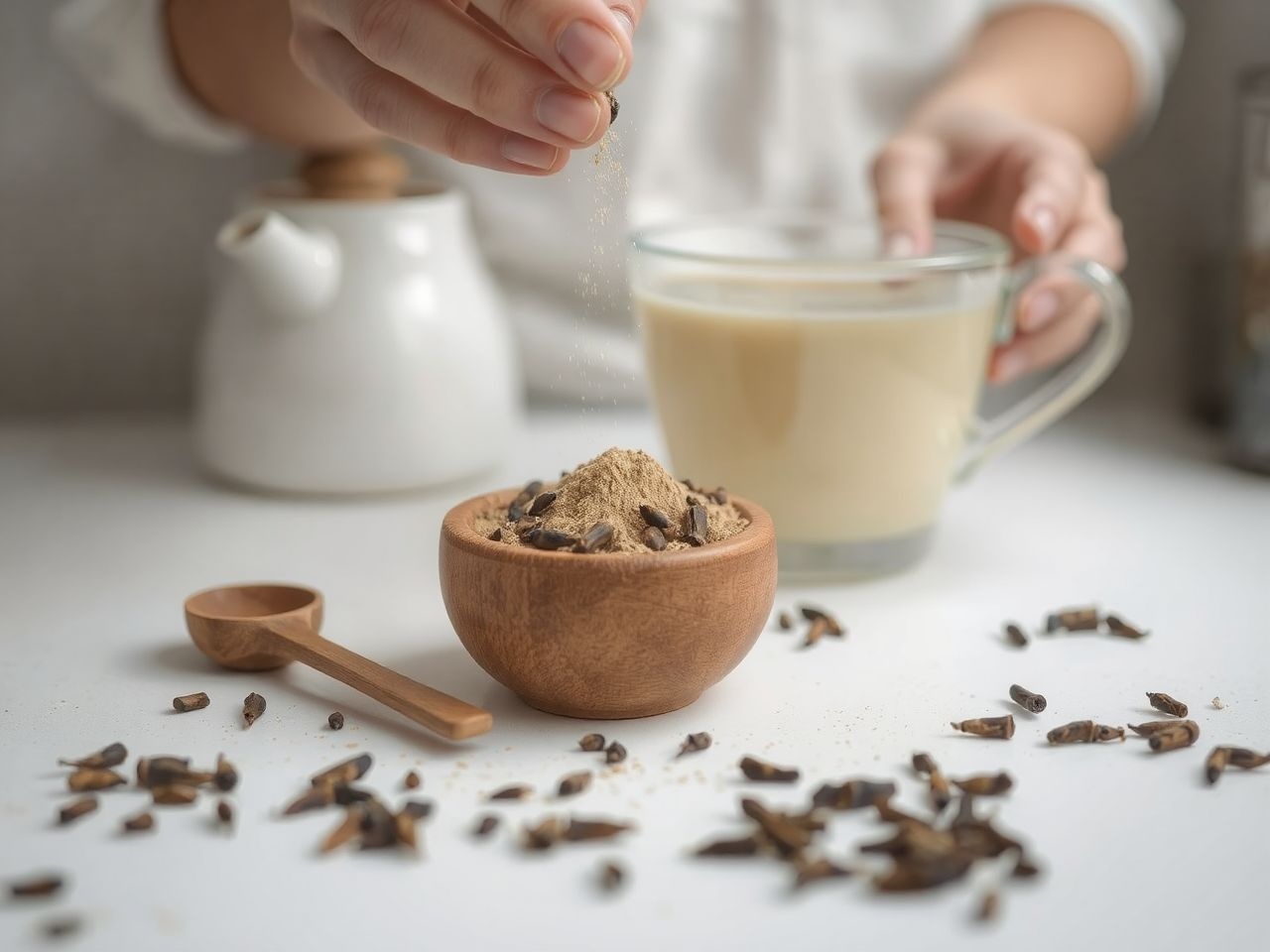 A szegfűszeg por pikáns ízt ad süteményeknek és húsoknak.