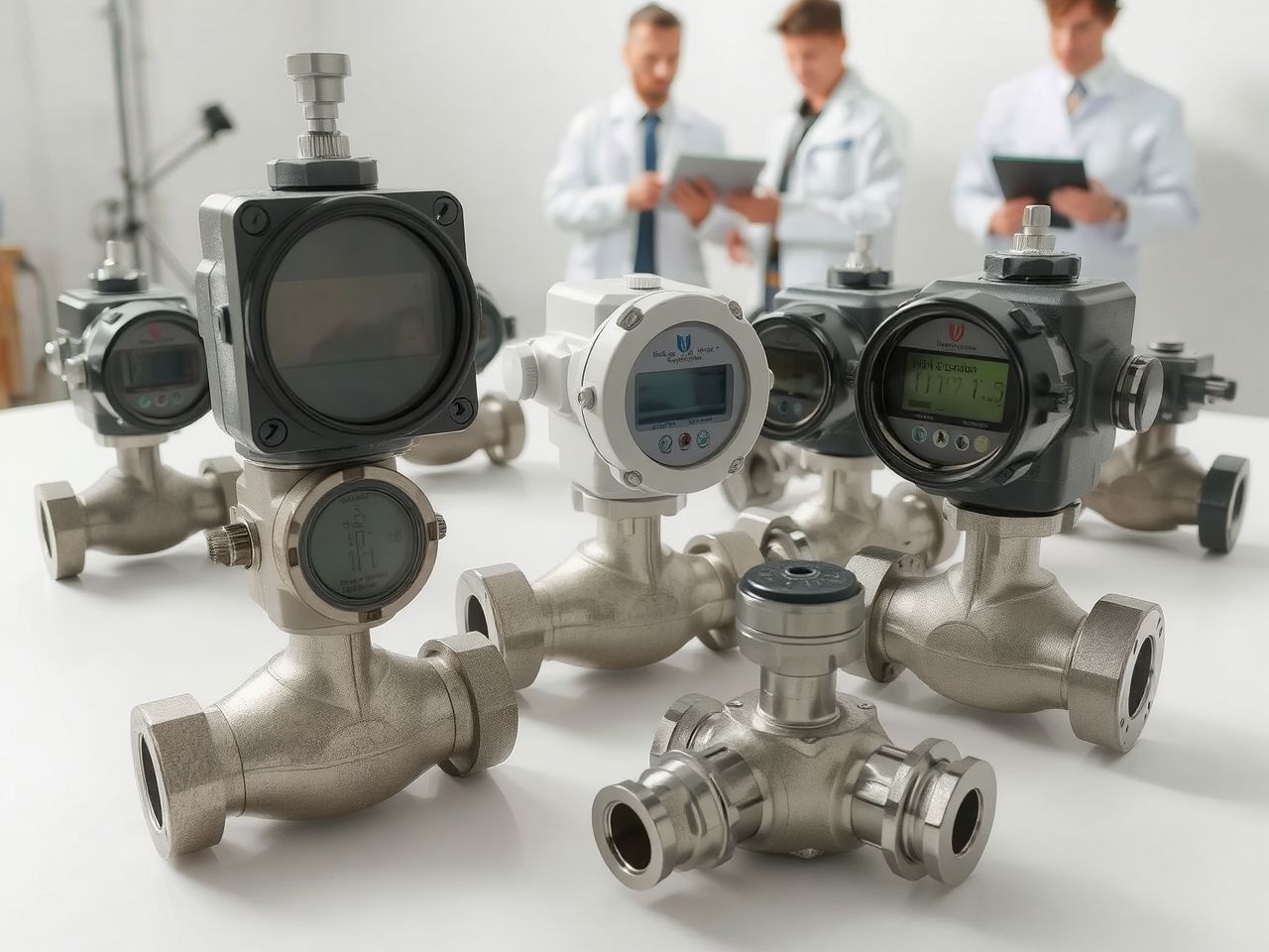 A hőmennyiségmérők áramlásérzékelői termosztátos vagy tömegméréses technológiát használnak.