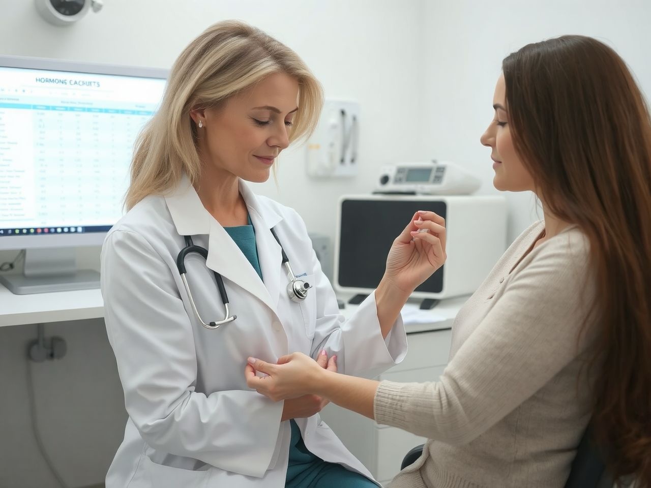 A hormonszint rendszeres ellenőrzése biztosítja a biztonságos kezelést.