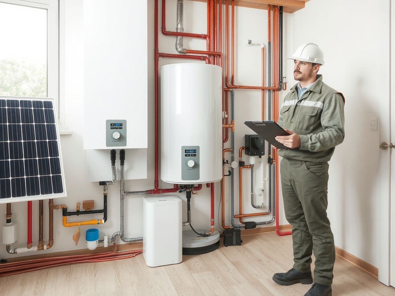 A puffertartály optimalizálja a hőenergia elosztását a fűtési rendszerekben.