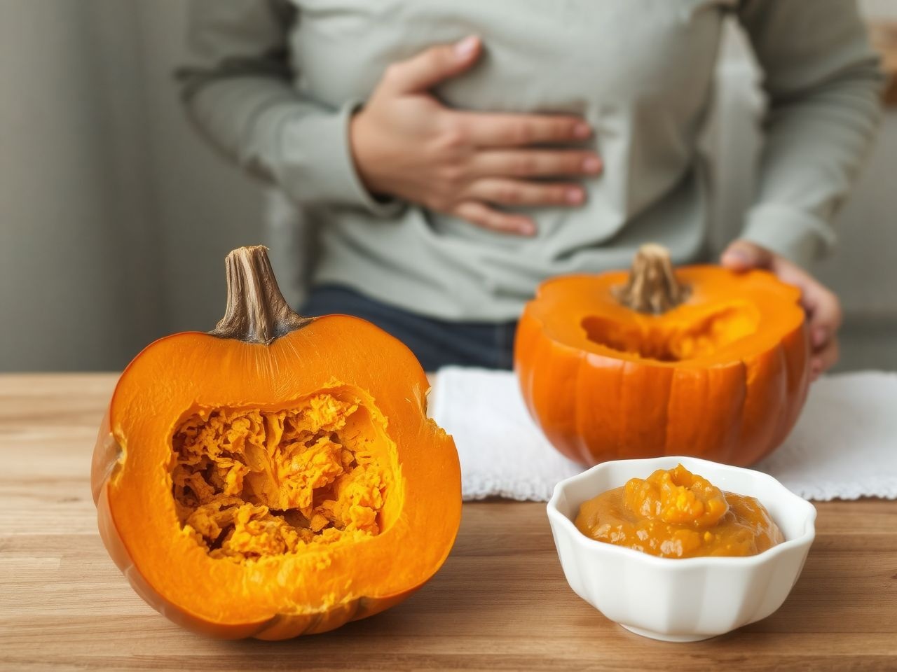 A sütőtök rostjai enyhíthetik az IBS tüneteit.
