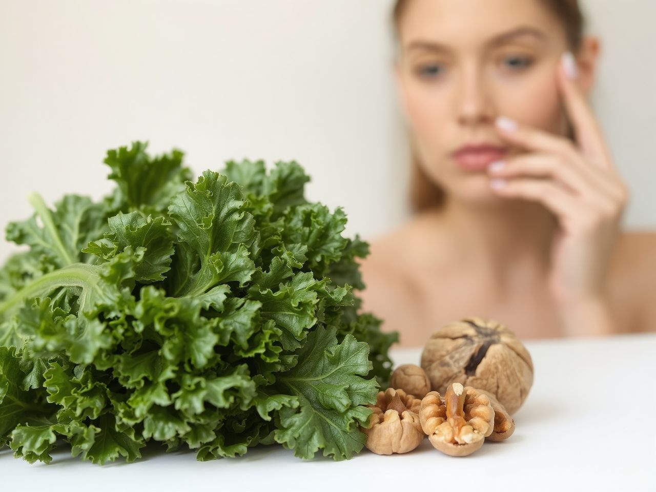 A K-vitamin segít csökkenteni a szem alatti sötét karikákat.