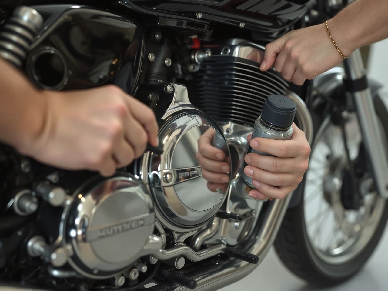 Rendszeres karbantartás meghosszabbítja a motorkerékpár élettartamát.