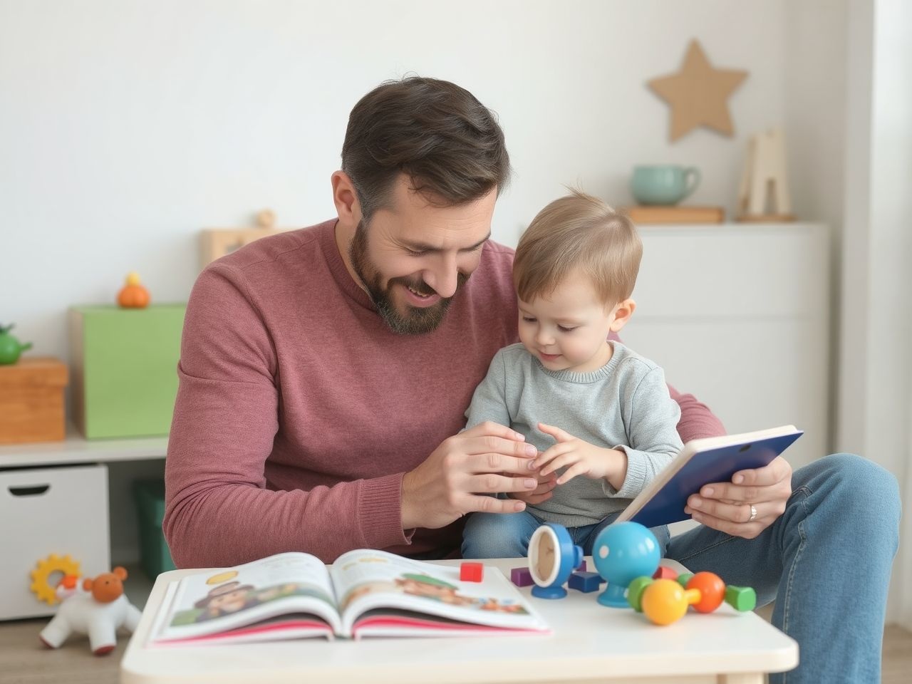 Az apa aktív jelenléte jelentősen serkenti a gyermek kognitív fejlődését.