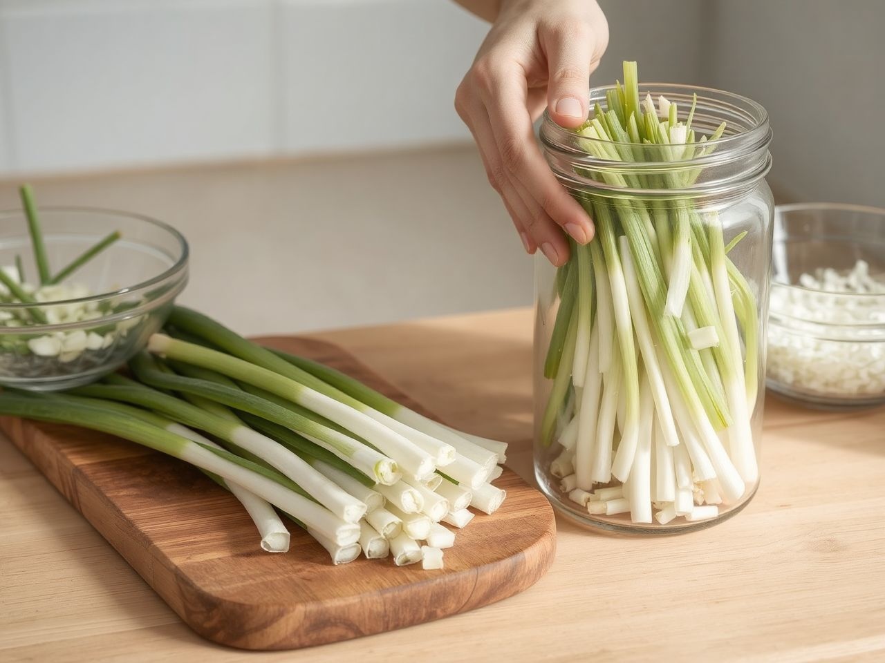 Az újhagyma frissen tárolva ízletesebb és tápanyagban gazdagabb.