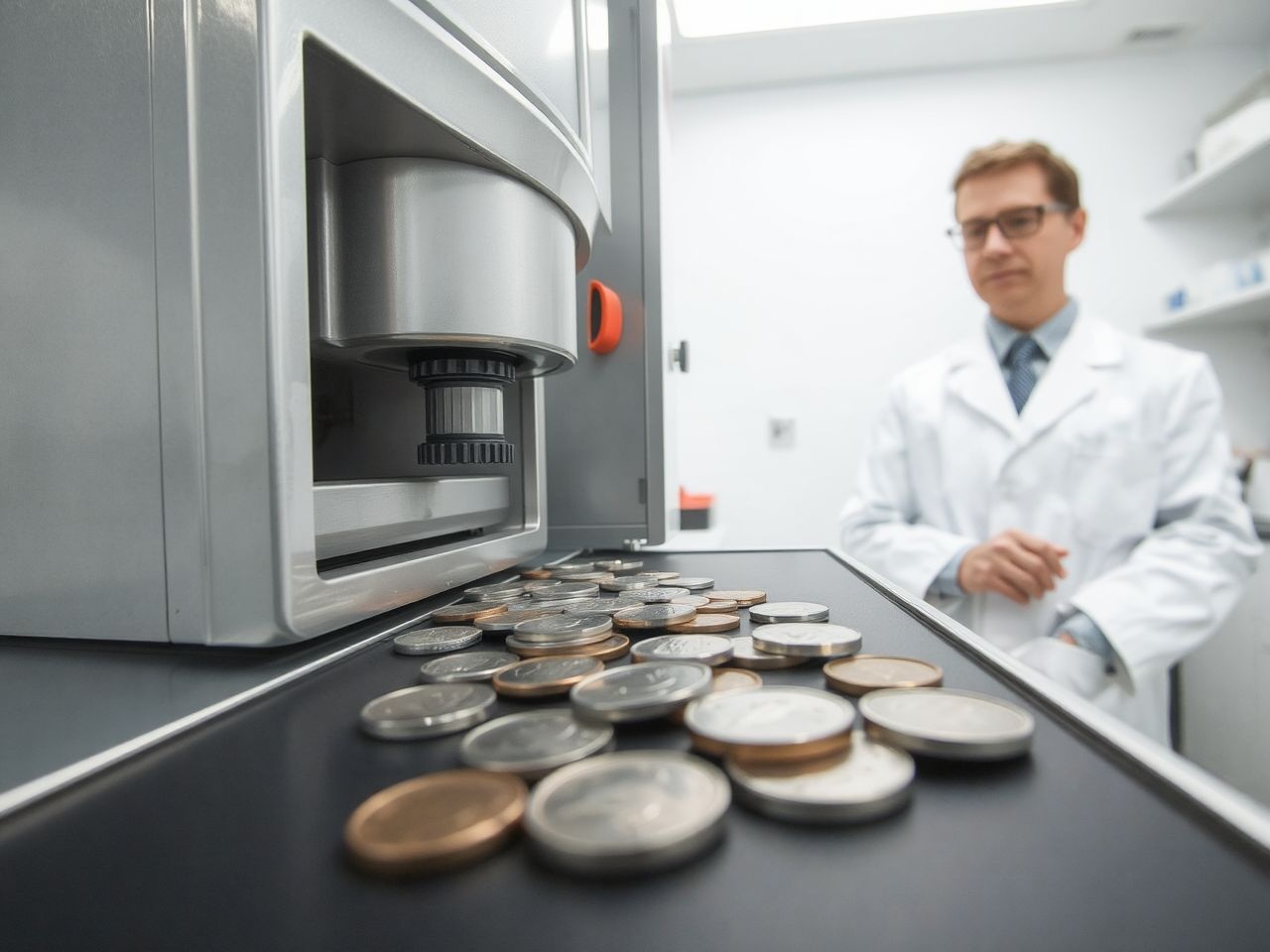 A mágneses érzékelők pontosan azonosítják a vas- és nikkelérméket.