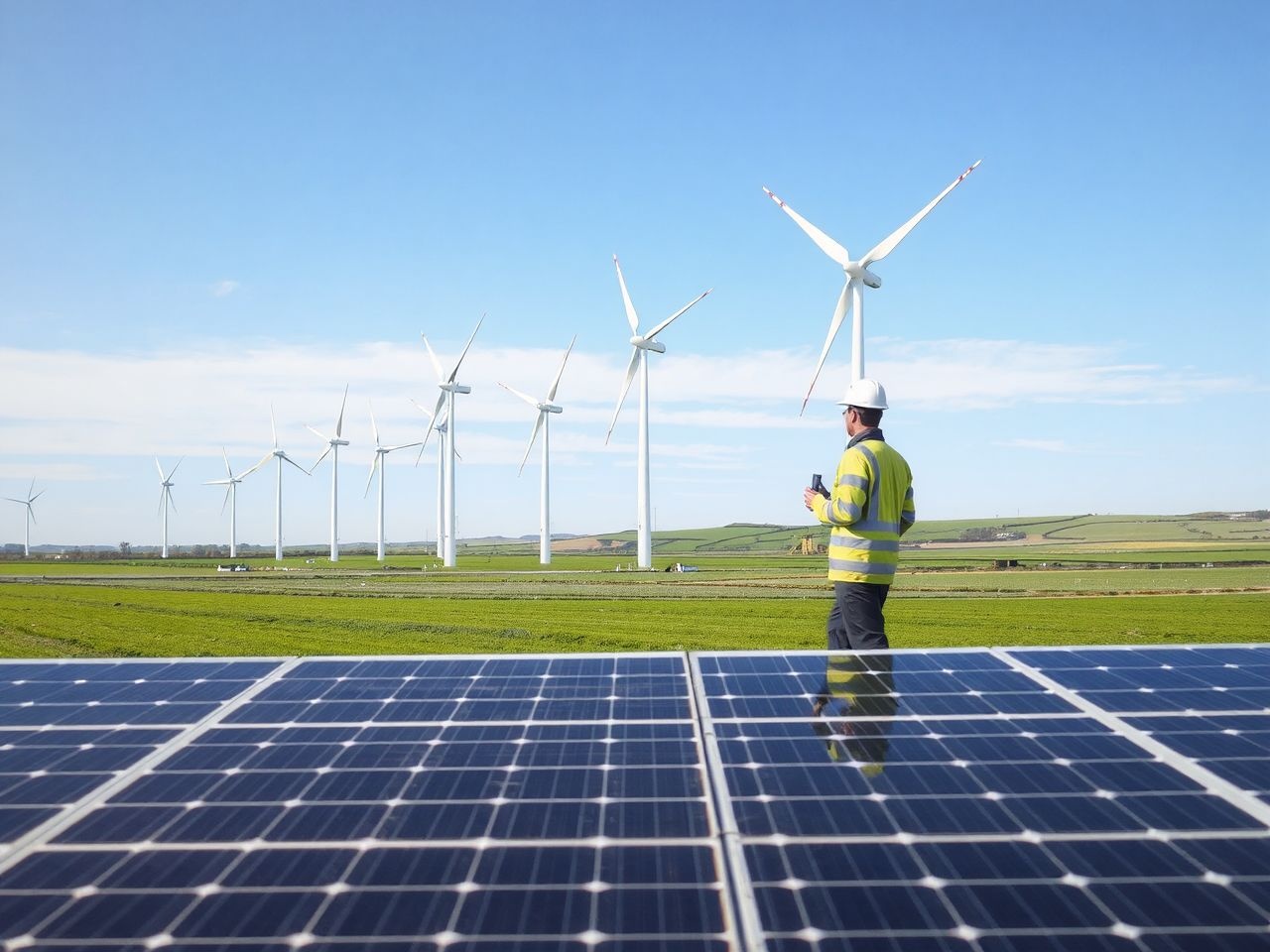 A megújuló energiaforrások használata csökkenti az üvegházhatású gázokat.