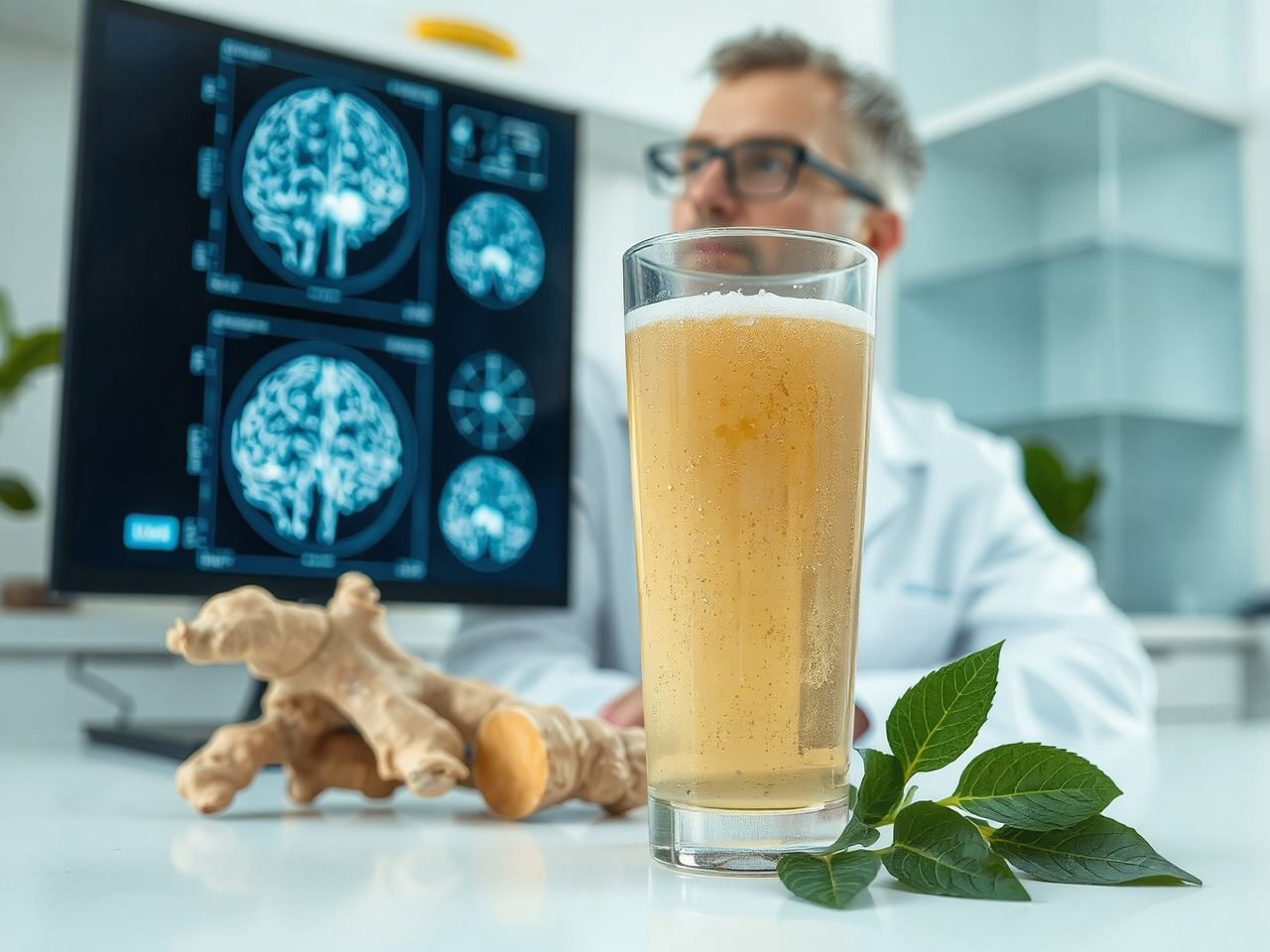 A gyömbérsör antioxidánsai neuroprotektív hatást fejtenek ki az agyban.