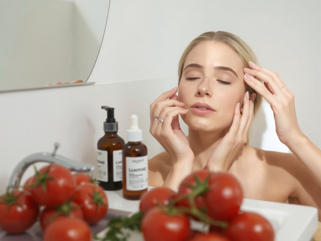 A paradicsom antioxidánsai védik és fiatalítják a bőrt.