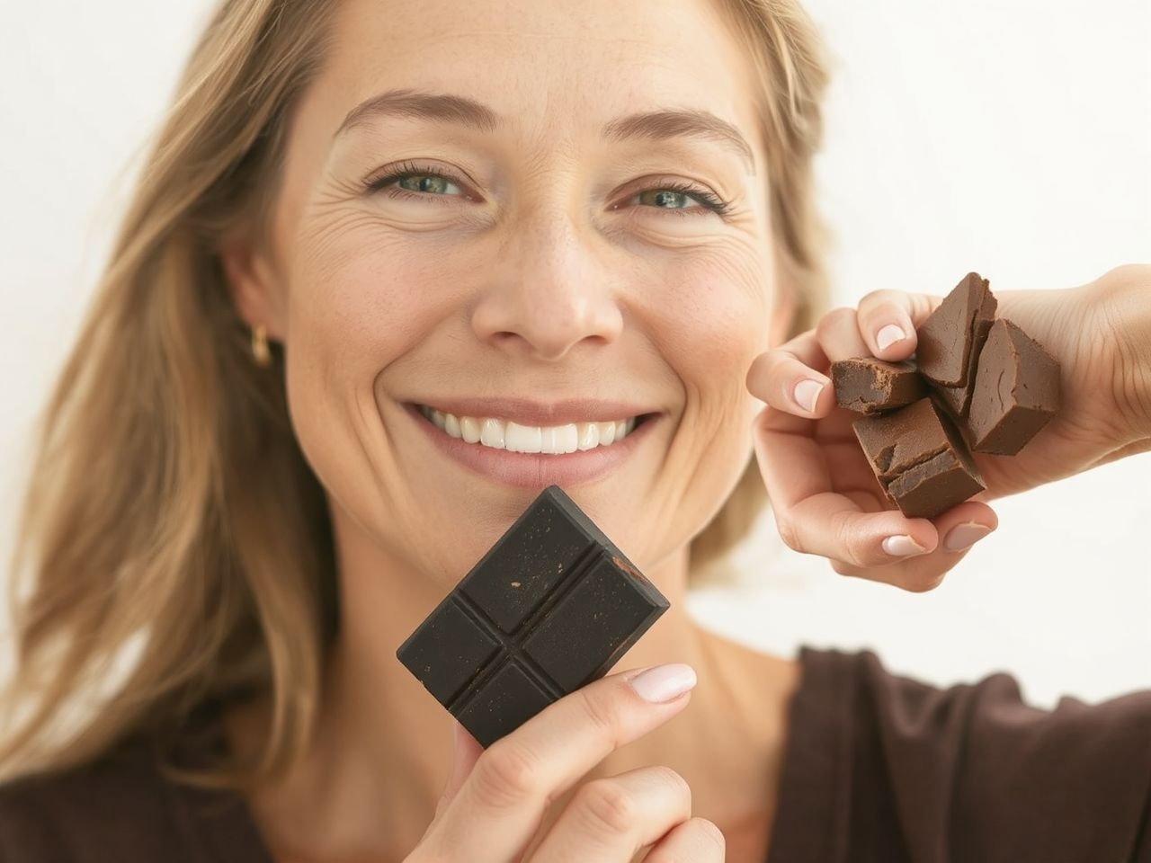 A csokoládé antioxidánsai támogatják a bőr és csontok egészségét.