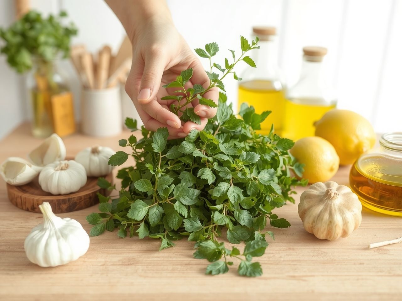 A sárkányfű pikáns ízt ad húsételeknek és leveseknek.