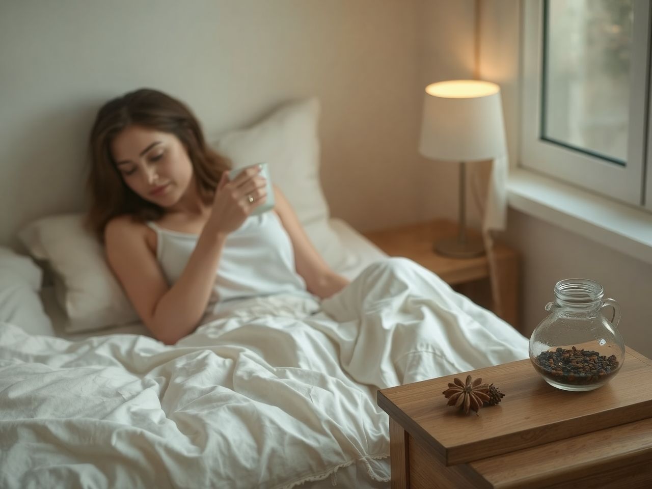Az ánizs tea segíti a stressz oldását és nyugodt alvást.