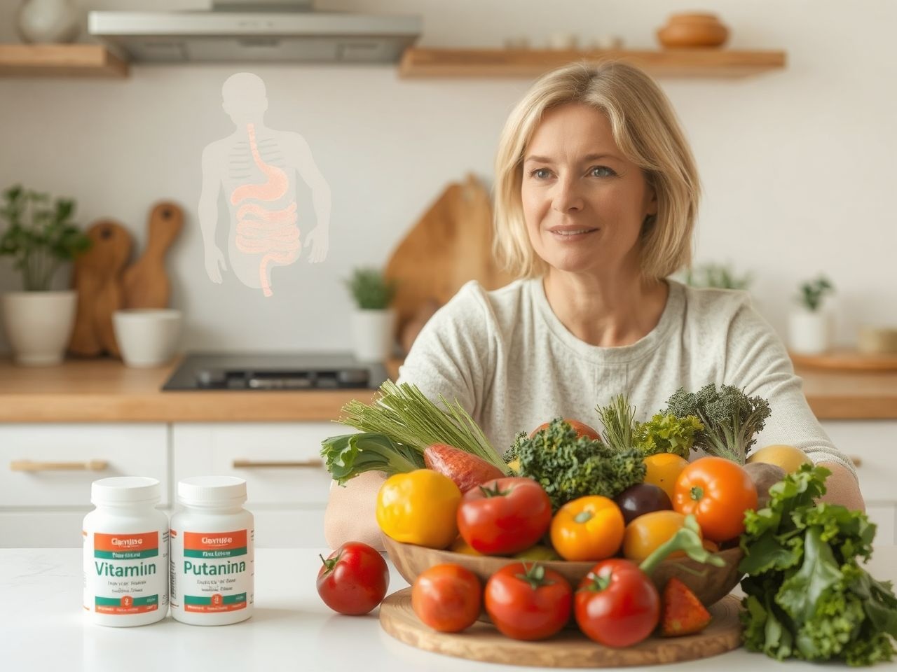 A vitaminok támogatják a bélflóra egyensúlyát és immunrendszert.
