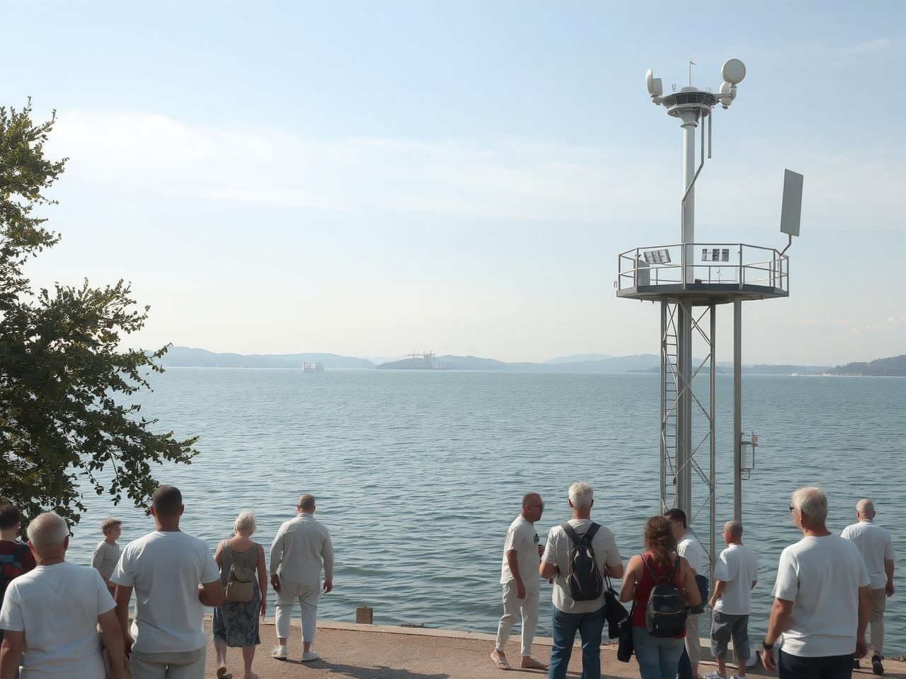 A Balaton viharjelző rendszere kulcsfontosságú a turisták biztonságában.