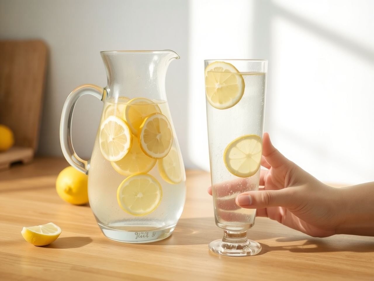 A citromos víz támogatja az emésztést és erősíti az immunrendszert.