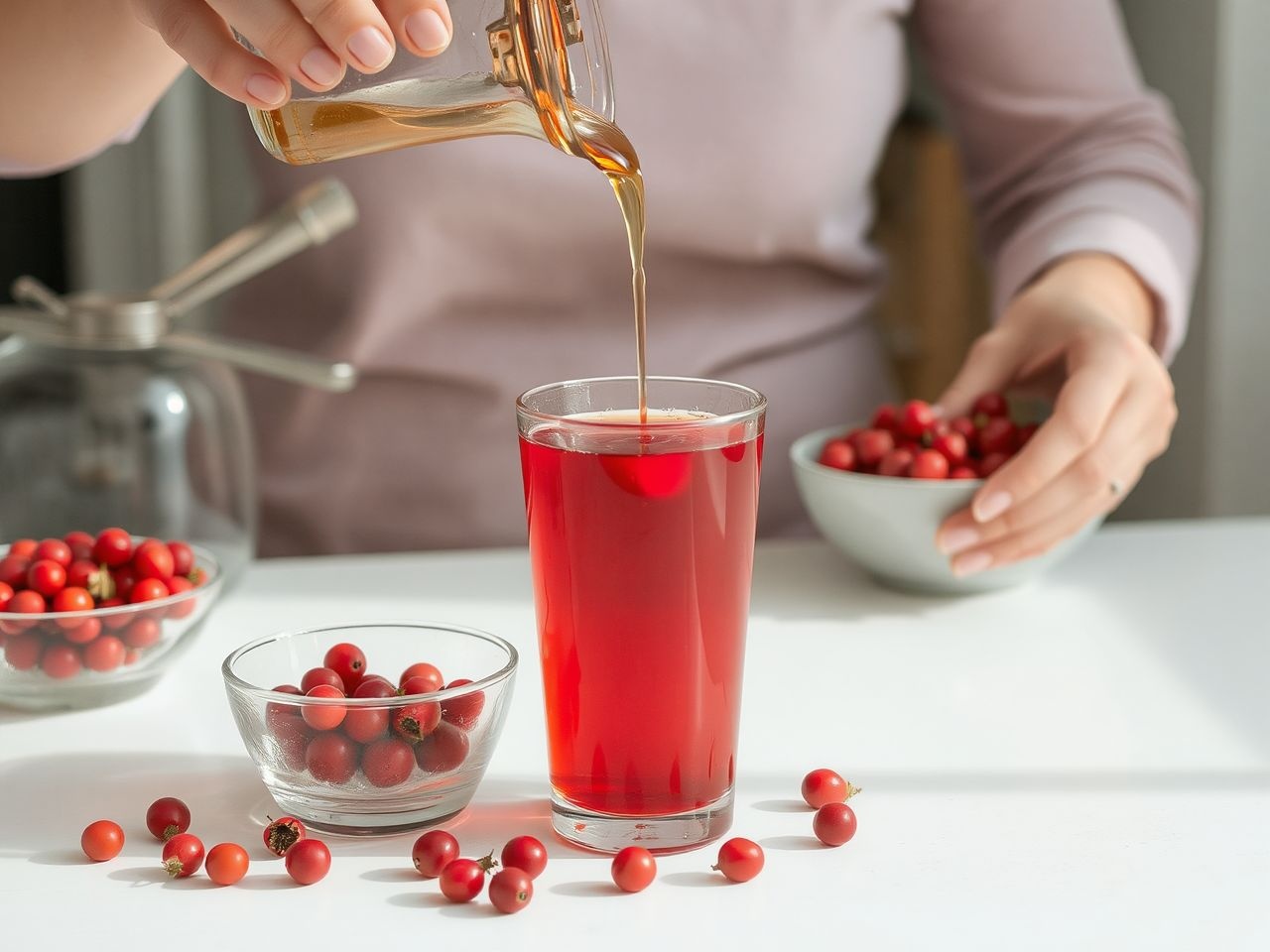 A csipkebogyó szörp természetes C-vitaminforrás az immunerősítéshez.