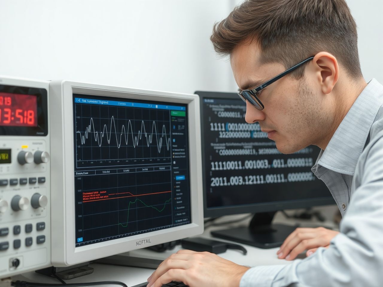 Az ADC az analóg jeleket digitális formává alakítja pontosan.