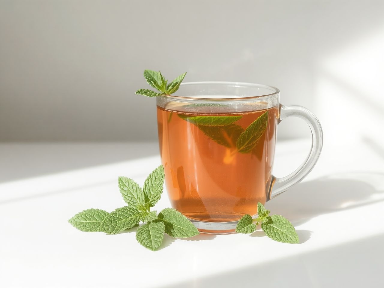 A fodormenta tea segíti az emésztést és enyhíti a görcsöket.