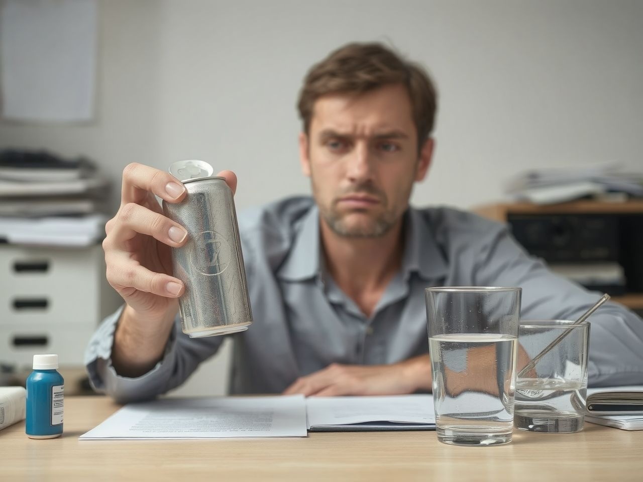 A túlzott energiaital-fogyasztás szívritmuszavarokat és idegességet okozhat.