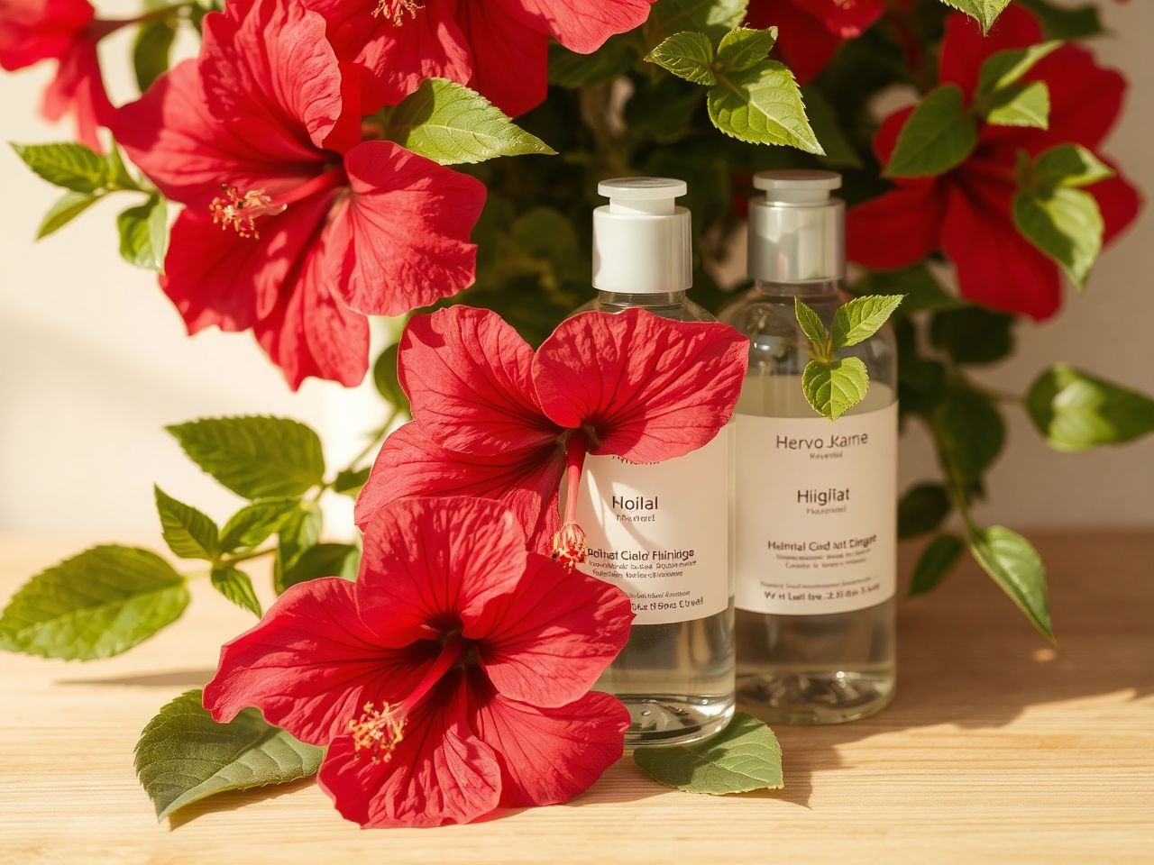 A hibiszkusz erősíti a hajszálakat és élénkíti a hajat.