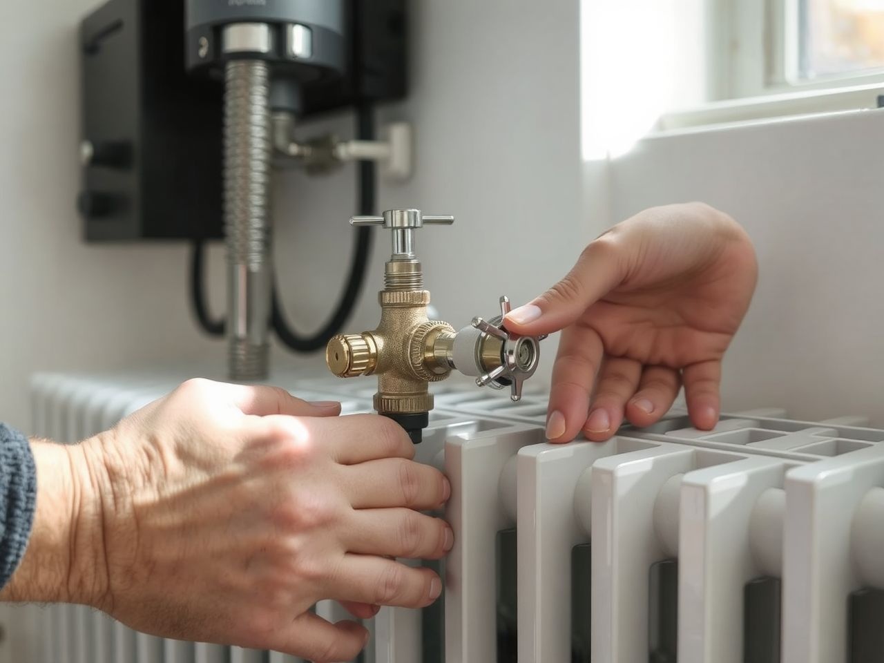 A hidraulikai beszabályozás optimalizálja a radiátorszelep hatékonyságát.