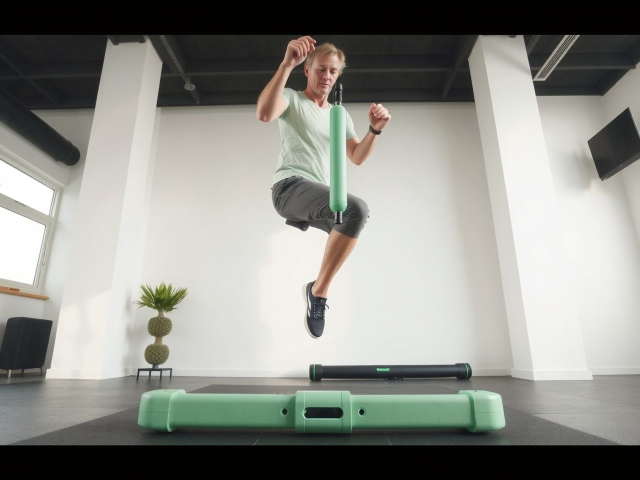 A jumping jack segíti az ízületek mobilitásának helyreállítását rehabilitációban.