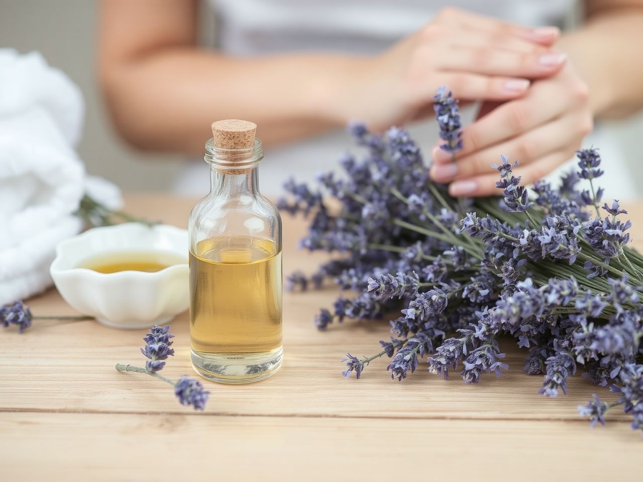 A levendula olaj nyugtató hatású, alvást segítő szer.