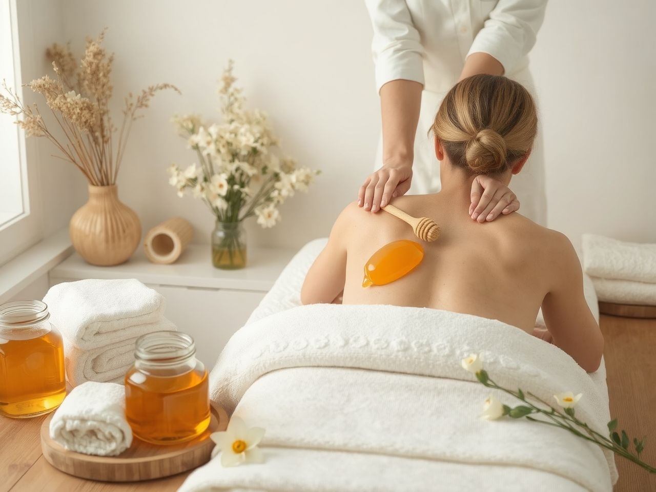 A mézes masszázs elősegíti a testi és lelki harmóniát.