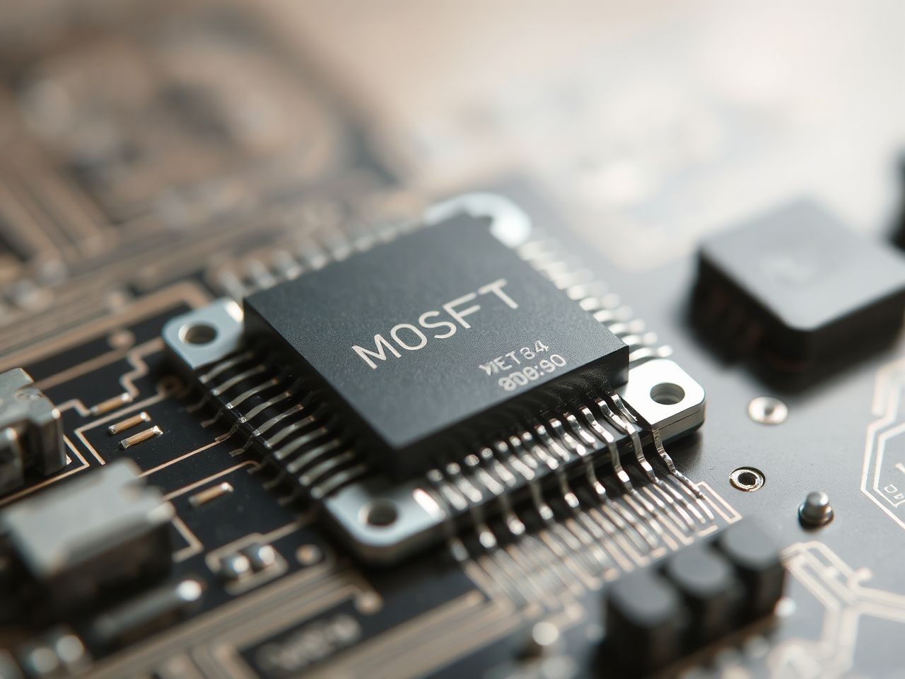A MOSFET lineáris, telítés és cutoff régiókban működik.