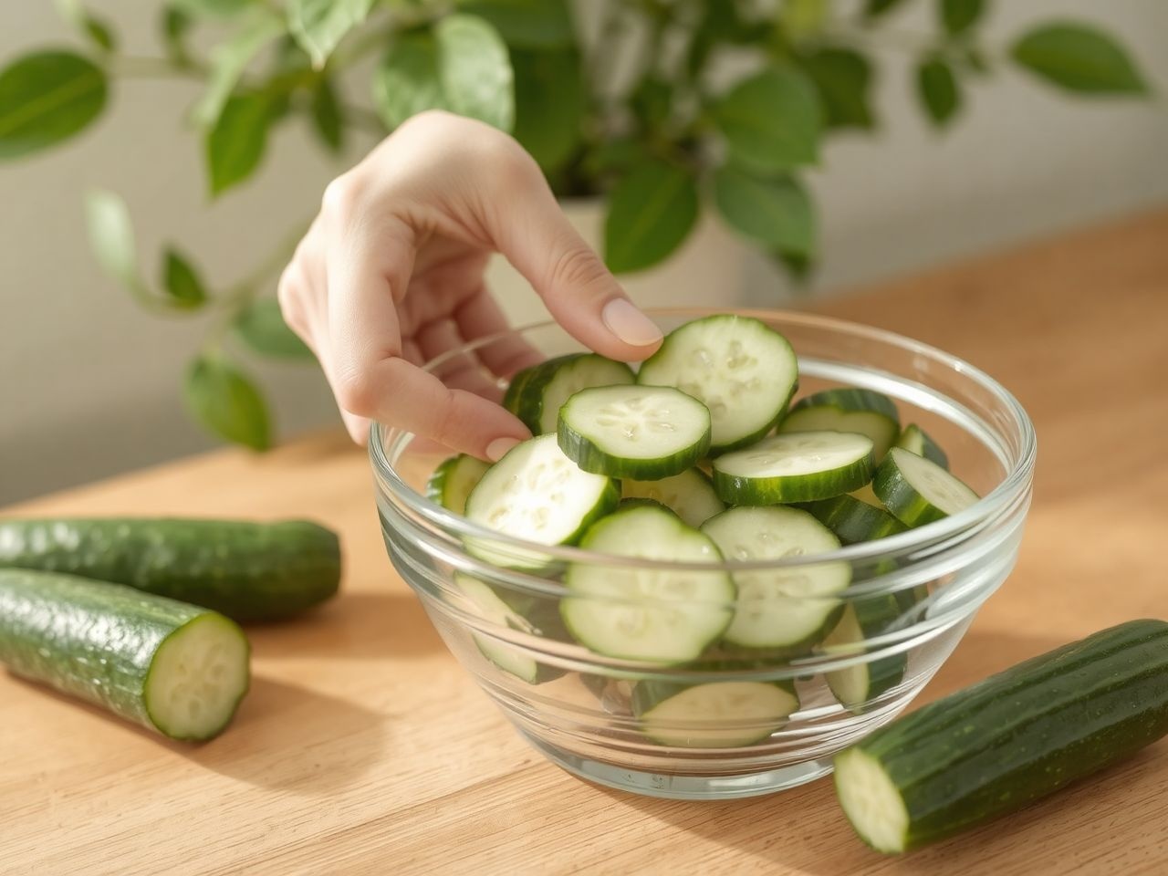 A nyers uborka hidratál és segíti az emésztést természetesen.