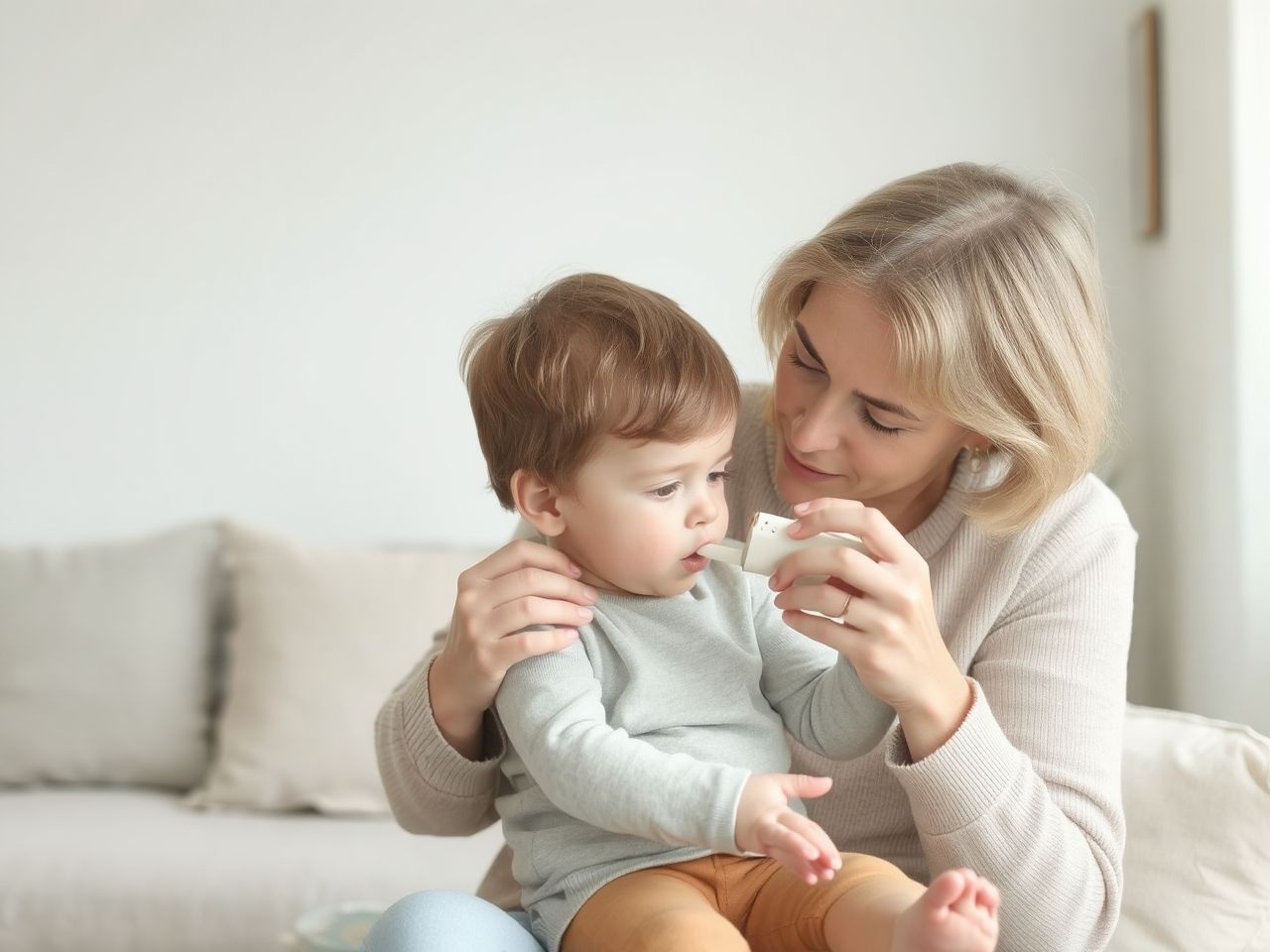 A sós inhalálás enyhíti a gyermekek légúti gyulladásait.