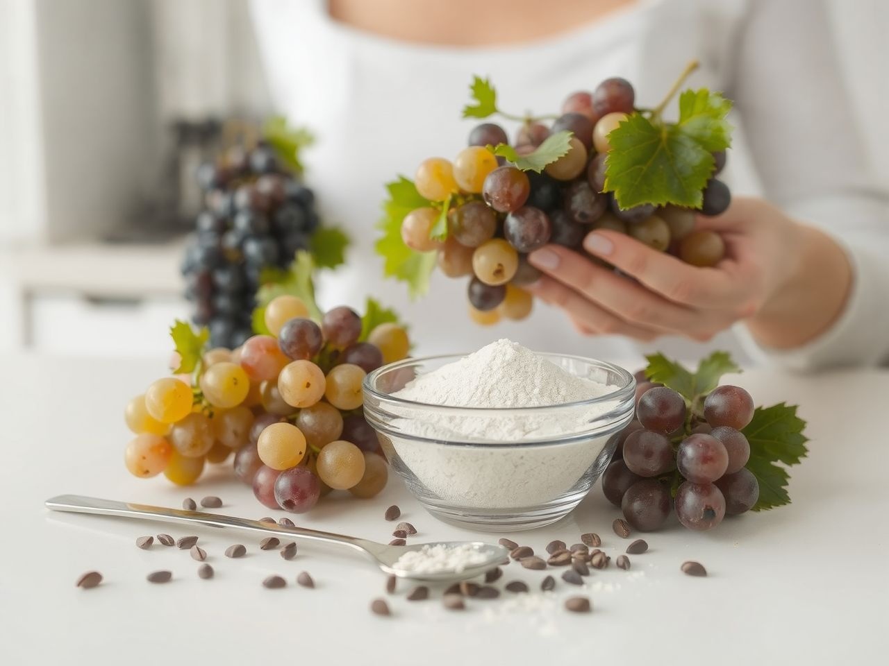 A szőlőmagliszt antioxidánsai ígéretesek a jövő táplálkozásában.