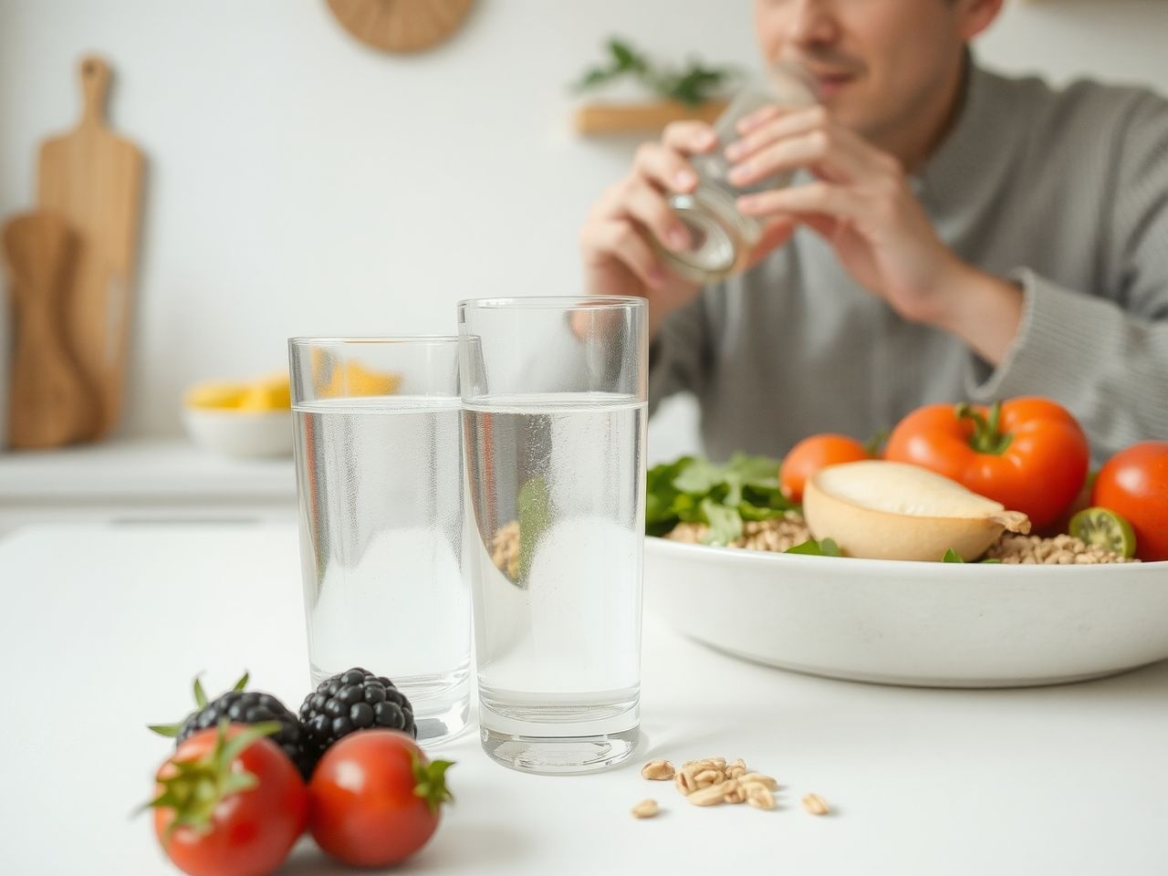A víz segíti az emésztést és tápanyagok gyors felszívódását.