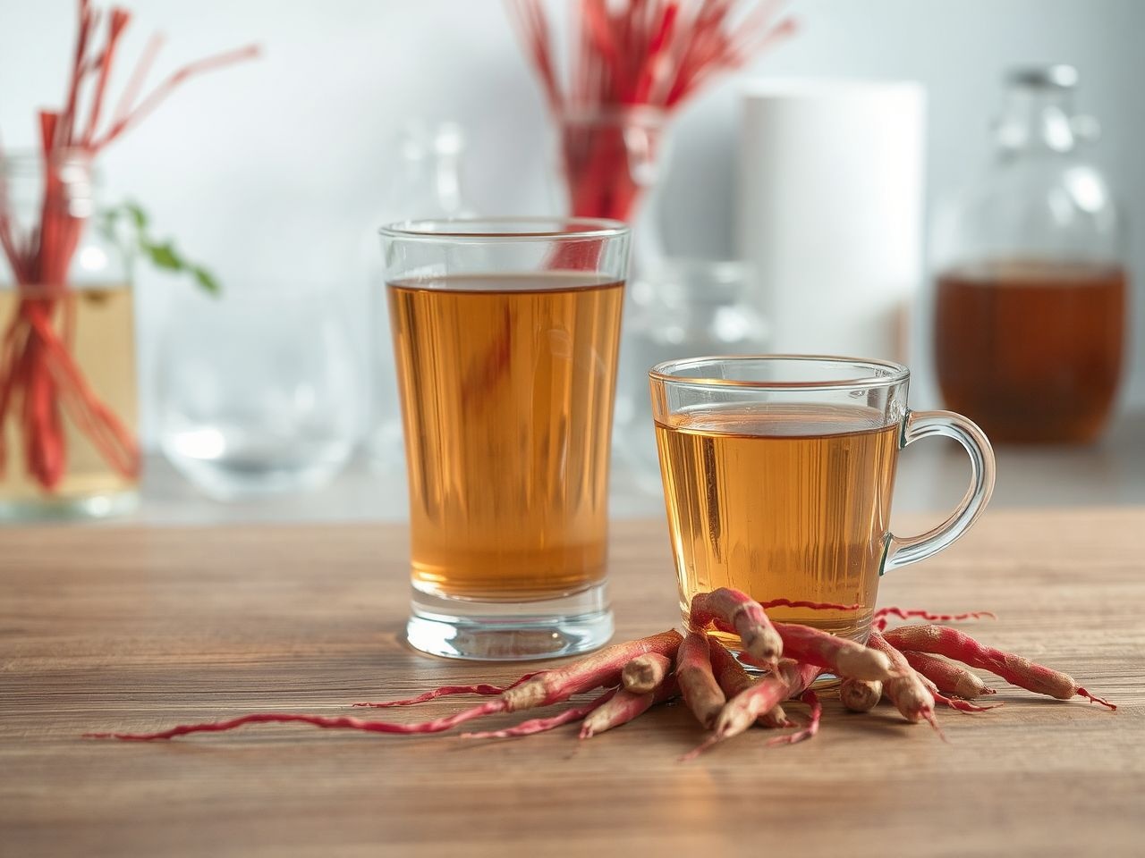 A vörös ginseng erősíti az immunrendszert és javítja az energiaszintet.