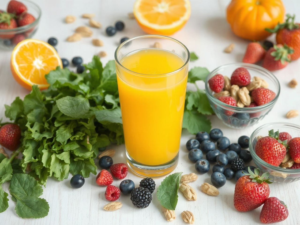 A friss narancslé gazdag antioxidánsokban és immunerősítő fitonutriensekben.