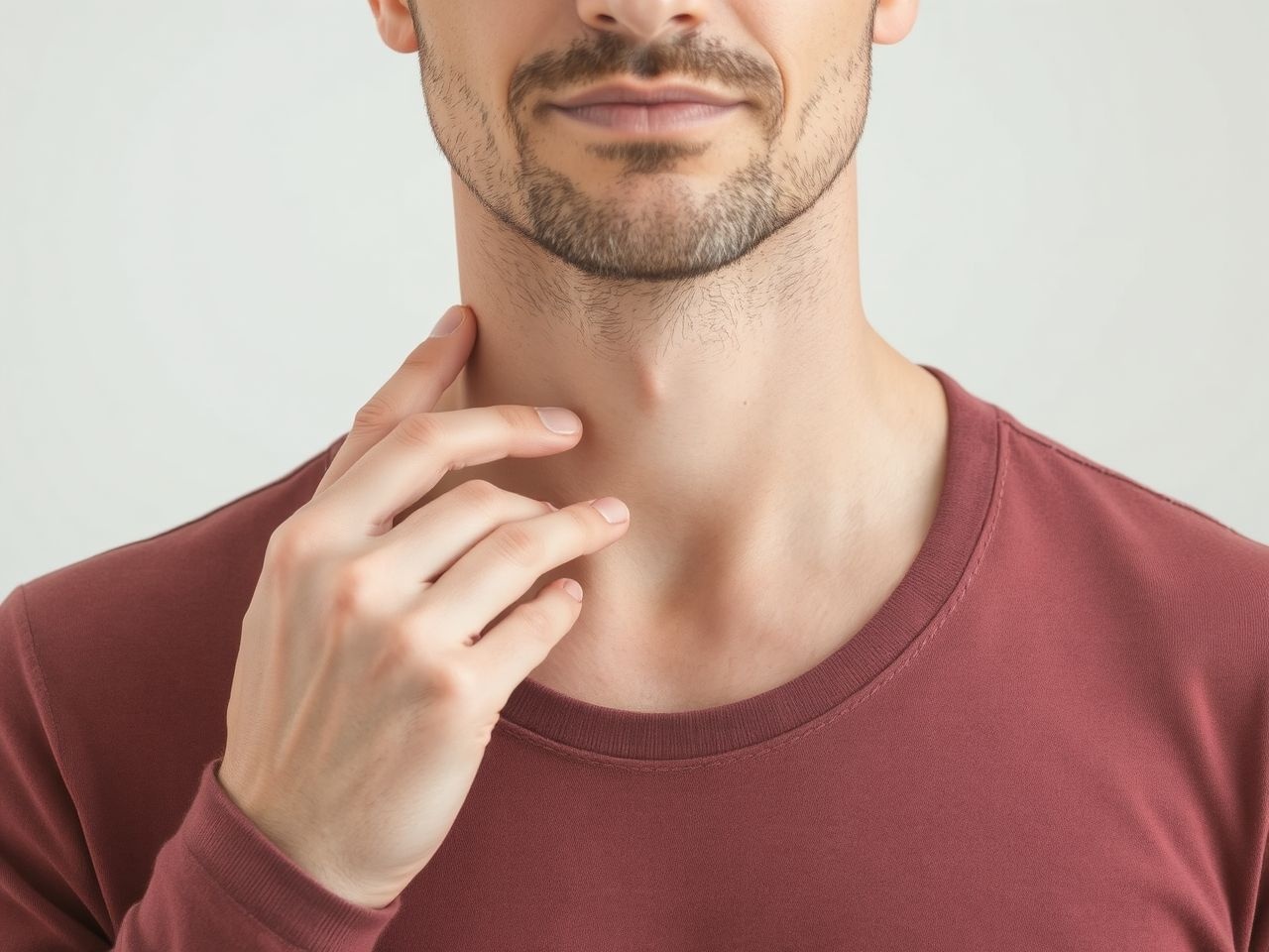 Az ádámcsutka hormonális egyensúlyt jelez férfiasságban.