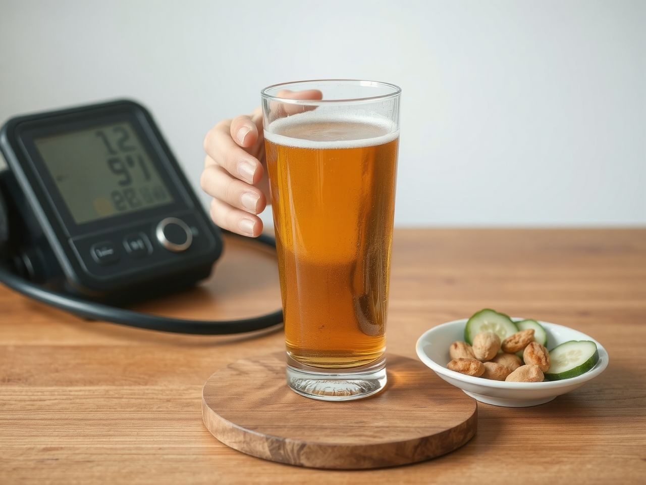 Az alkoholmentes sör mérsékeltebb vérnyomásemelő hatással bír.